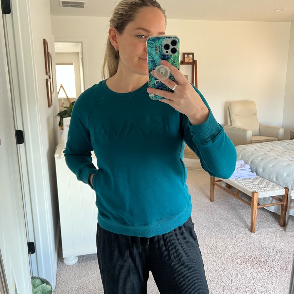 Kiava clothing Teal Sweatshirt with pockets